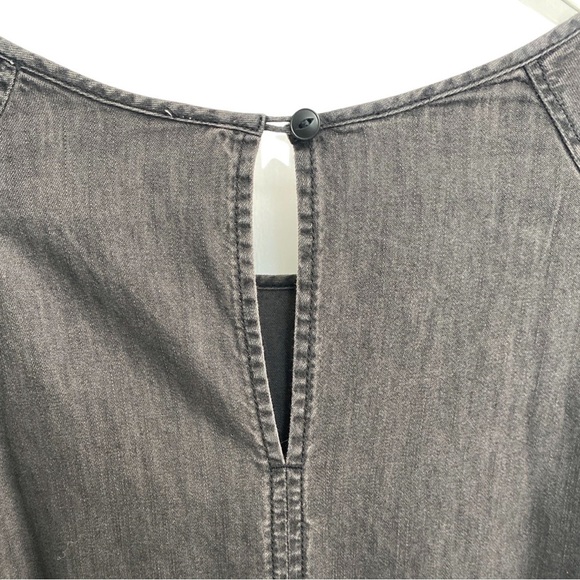 Madewell Denim Raglan-Sleeve Mini Dress in Lunar Wash Size 2X NEW - Picture 9 of 14